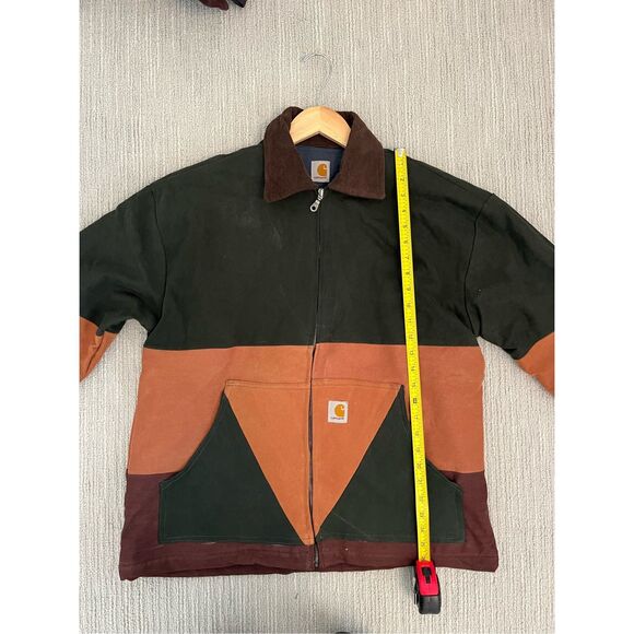Carhartt Custom Reworked Color Block Jacket Size S - Picture 7 of 9